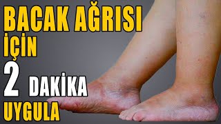 BACAK AĞRINIZ VARSA UYUMADAN ÖNCE 2 DAKİKA UYGULAYIN aktifizyo bacakağrısı dizağrısı [upl. by Celie183]