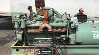 Detroit Diesel 16V71 Marine Diesel Generator 520 kW [upl. by Halyak]