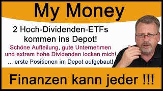 2 HochDividendenETFs kommen ins Depot Schöne Aufteilung und extrem hohe Dividenden locken mich [upl. by Kendy748]