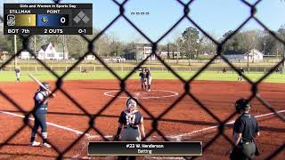 SB Point University vs Stillman College Game 1 [upl. by Ahsiekahs]