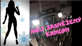 MŮJ ZASNĚŽENÝ KAMION TRUCK VLOG 4 [upl. by Ydde]