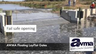 AWMA Automatic Storm Water and Flood Control Gates [upl. by Mendive]