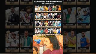 Captains To Win Icc Trophies Since 2000 Mens 🤯🤯 shorts trending cricket t20 odi ipl fans [upl. by Akcir]