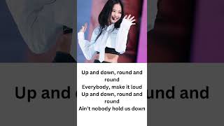 spot by zico ft  Jennie easy lyrics jennie zico spot lyrical [upl. by Lertsek]