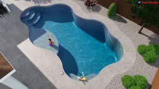 BACKYARD AND CUSTOM POOLS DESIGN FOR THE GONZALES FAMILY WOODLAND CA [upl. by Lynde]