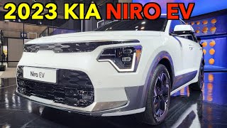 2023 Kia Niro in REAL LIFE – Niro EV amp HEV gets a complete makeover [upl. by Kwon]