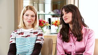 Bond Girls Lea Seydoux and Monica Bellucci on the BAFTA Red Carpet [upl. by Guthry]