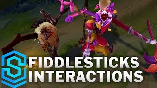 Fiddlesticks amp Surprise Party Special Interactions [upl. by Valli804]