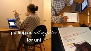 🌙 pulling an all nighter for uni  vet student [upl. by Helas]