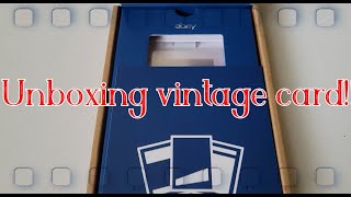 Unboxing an eBay Authenticity Guarantee card delivery [upl. by Esiocnarf]