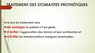 La stomatite sous prothétique [upl. by Bernarr]