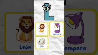 📚 Aprende el Abecedario ABC ✏️ Letras y Vocabulario en español para niños de preescolar 🎒 [upl. by Millda79]