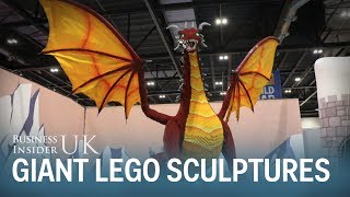 UKs largest Lego exhibition has giant lifesize sculptures – heres what its like [upl. by Luci371]