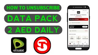 How To Deactivate Etisalat Daily Data Package 2 Aed  Unsubscribe Etisalat Daily Data Package [upl. by Zehe503]