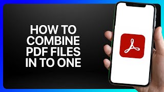 How To Combine Pdf Files In To One In Adobe Acrobat Reader Tutorial [upl. by Coonan]