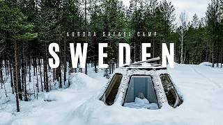 Unreal Sweden Adventure Aurora Safari Snowmobiling amp Dog Sledding  Aurora Safari Camp Vlog [upl. by Kirt]