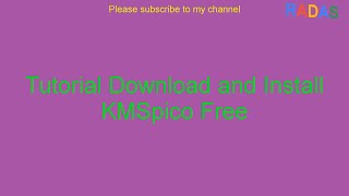 6 How to Download and Install KMSpico Free [upl. by Roane]