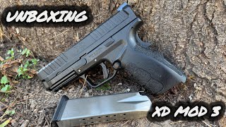 Springfield Armory XD Mod 3 Unboxing [upl. by Tansy]