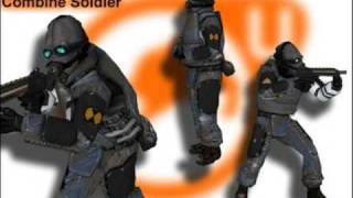 Half Life 2  Combine Soldier Sounds [upl. by Aliuqaj849]