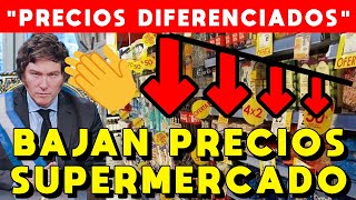 BAJAN PRECIOS SUPERMERCADOS BAJAN 20 PRIVADOS SE PONEN DE ACUERDO Y SACAN quotPRECIOS DIFERENCIADOSquot [upl. by Ycnalc]