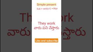 Simple presentenglish education englishgrammar [upl. by Yate795]