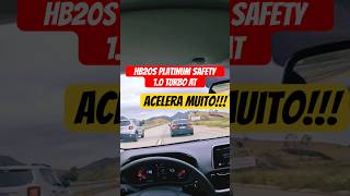 Acelerando HB20S Platinum Safety 10 Turbo [upl. by Ardnaz]