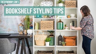 How to Style a Bookshelf  5 Easy Steps [upl. by Avirt]