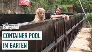 Container Pool für den Garten  Ratgeber [upl. by Natala]