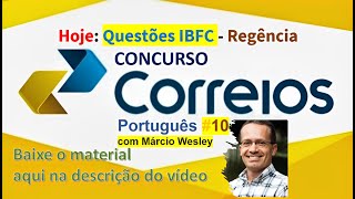 Português para os Correios  REGÊNCIA VERBAL e NOMINAL [upl. by Acassej37]