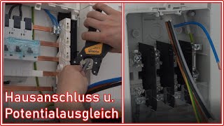 Hauseinspeisung vor dem Zähler verdrahten ElektroM [upl. by Apoor]