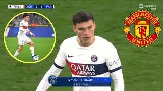 Manuel Ugarte vs Dortmund All Touches  Man United Target 🔴 [upl. by Nahtanhoj]