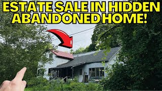 ESTATE SALE IN HIDDEN ABANDONED HOME REVEALS VINTAGE TREASURES [upl. by Lawrence508]