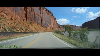 Scenic Hwy 279  Potash Rd  Moab Utah  In 2x Time Lapse [upl. by Liagabba]