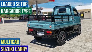 Customized Multicab Loaded Setup 2022 Davao Philippines  Suzuki Carry Off Road [upl. by Anavi]