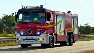 GROSSER FLÄCHENBRAND WERKFEUERWEHR KIT amp FREIWILLIGE FEUERWEHREN  EINSATZFAHRTEN [upl. by Deroo4]