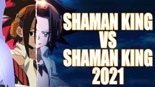 Shaman king vs Shaman King 2021 El remake [upl. by Godewyn]