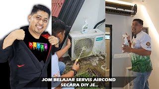 JOM BELAJAR SERVIS AIRCOND SECARA DIY JE [upl. by Dowdell]