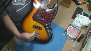 Fender Fretless Jazz Bass Setup [upl. by Kapor]