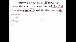 1D Kinematic Motion Practice Problem Example 2 Classical Mechanics [upl. by Linc]