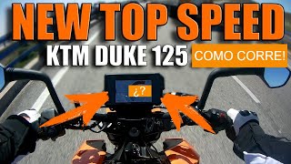 ¿Cuál es la VELOCIDAD MÁXIMA de la KTM Duke 125 [upl. by Nolrak]