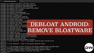 How to UninstallRemove Bloatware and Debloat any Android Device [upl. by Odlaw731]