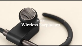 Earset Wireless earphones with flexible adjustment system [upl. by Hogle]