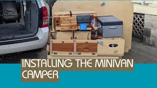 Understanding the build Installing the Minivan Camper [upl. by Euqilegna333]