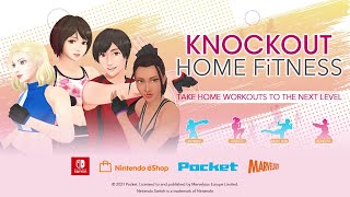 Knockout Home Fitness  Launch Trailer NINTENDO SWITCH ENGLISH [upl. by Twyla663]