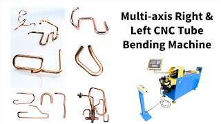 Tube Bending MachineMultiaxis Rigth amp Left CNC tube bending machine [upl. by Eisus905]