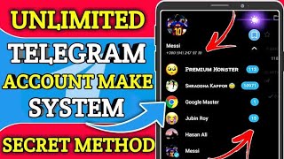 Unlimited Telegram Account Create Bin Method New Update Dont Miss Free Trial All Premium Apk [upl. by Lehrer]