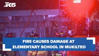 BREAKING Fire at Mukilteo elementary school [upl. by Renate23]