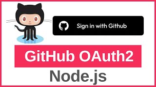 How to Add GitHub OAuth2 Login in Nodejs  GitHub OAuth2 Authentication with Passportjs 2024 [upl. by Alie]