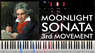 Beethoven  Sonata No 14 in CSharp Minor Op 27 No 2 quotMoonlightquot III Presto Agitato [upl. by Ecnar490]