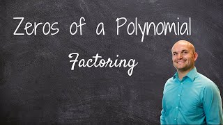 Master  How to find the zeros of a polynomial function by factoring and determine multiplicity [upl. by Nad108]